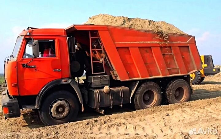 Песок, щебень