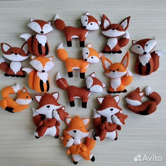 Игрушки из фетра ручной работы