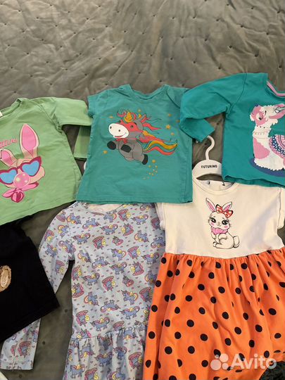 Вещи пакетом для девочки 98 104
