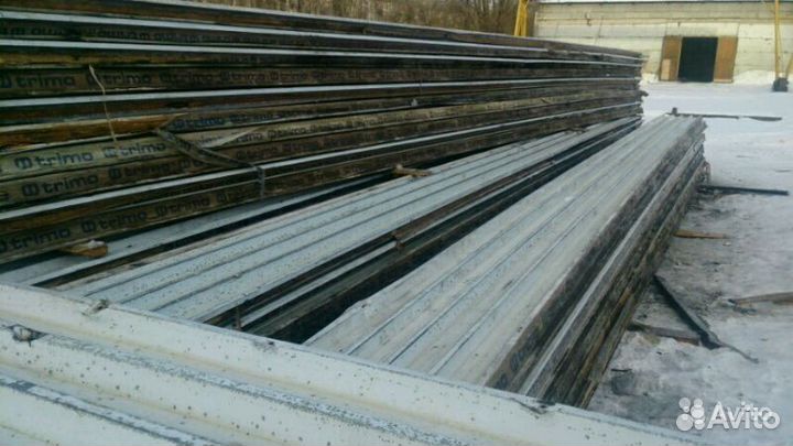 Сэндвич панели Кровельные ппу 80 мм Вналичии