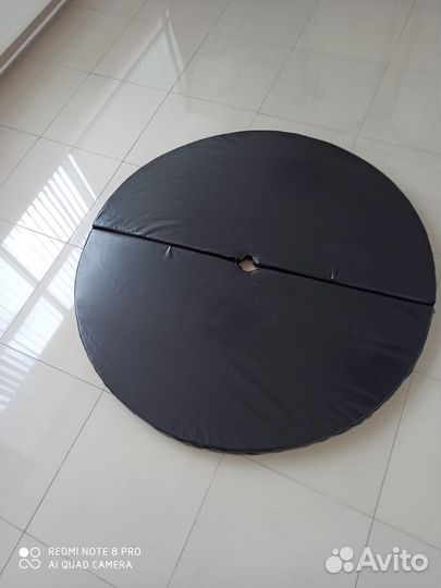 Мат спортивный, синий 1 х 2 х 0,04 м