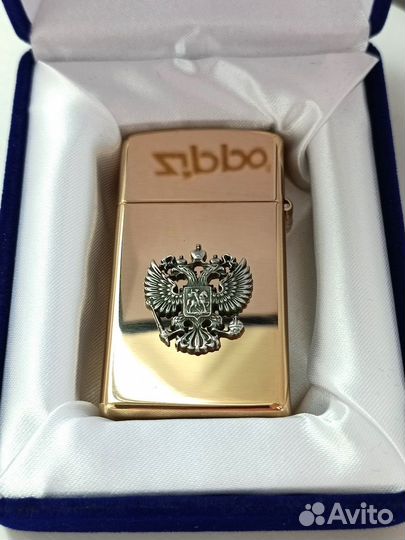 Zippo 1654B Slim Brass WO/S Silver 925 оригинал