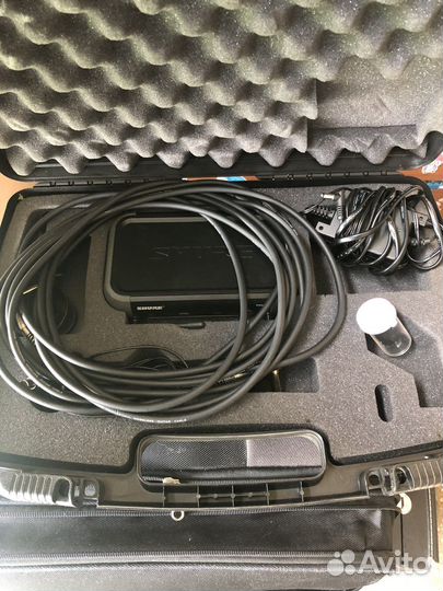 Shure pgx4 радиомикрофон / база + петличка