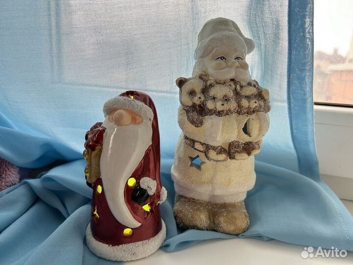 Статуэтки декор светильник новогодний Новый год