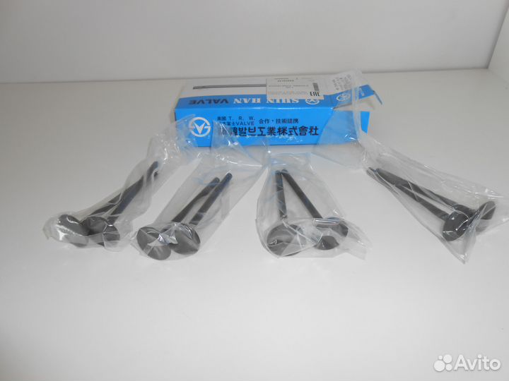 Клапана впускные (к-кт 8 шт) Chevrolet Lacetti