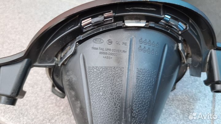 Kia sportage 4 фальш накладка выхлопной трубы