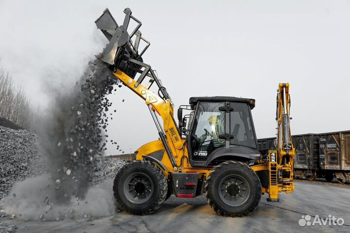 Экскаватор-погрузчик Bull 4SX-F, 2024