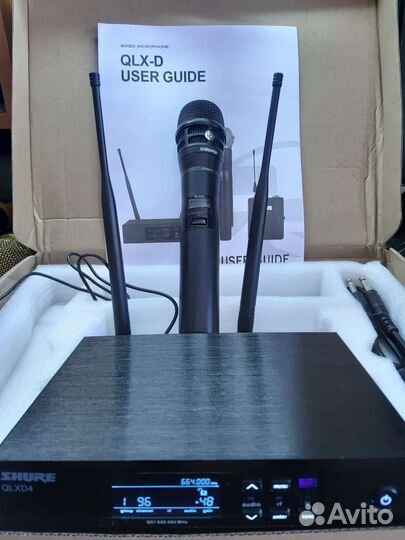 Радиомикрофон Shure Qlxd-4 головы KSM8, SM58