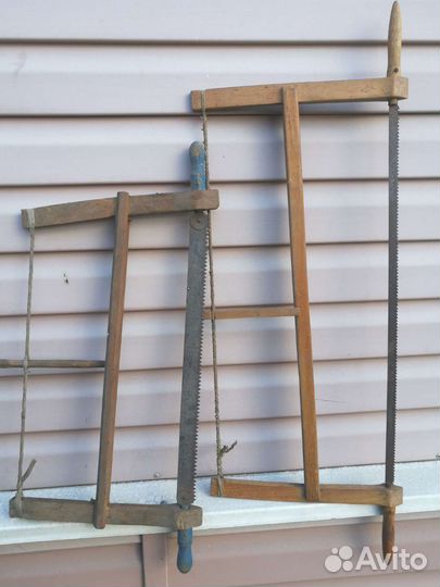 Лучковая пила старинная