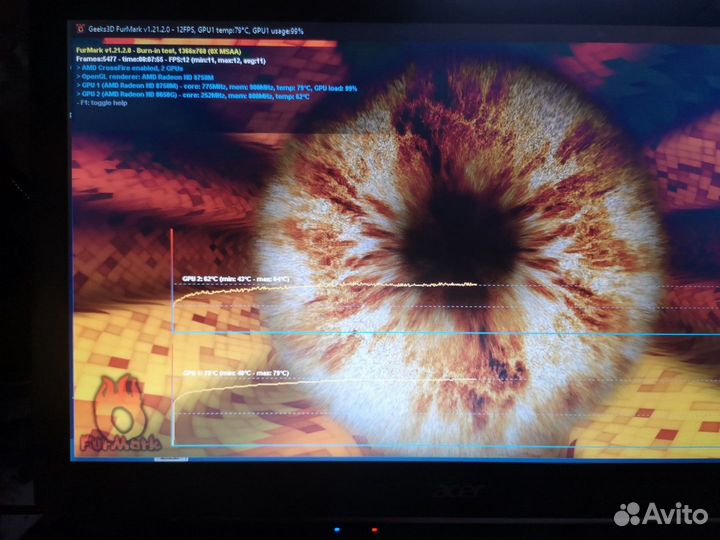 Бюджетный игровой ноут Acer v5-552g с видюхой 2 гб