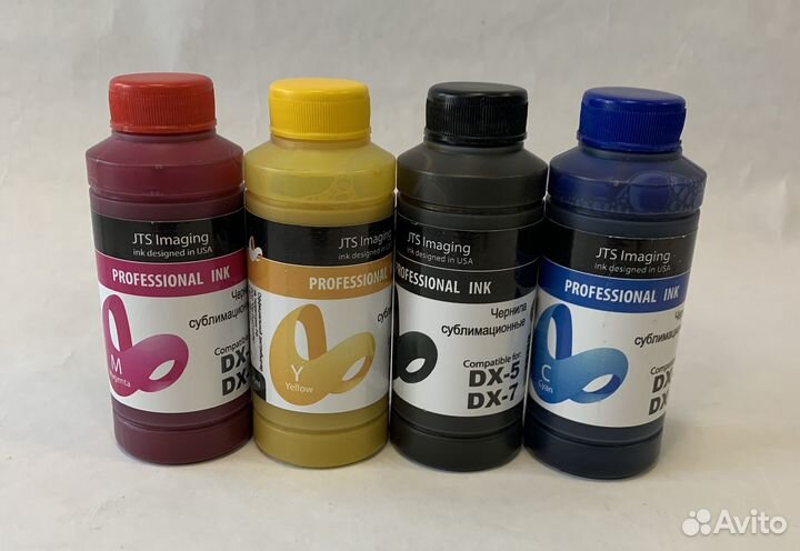 Чернила сублимационные JTS DX5/DX7 Комплект 4 цвет