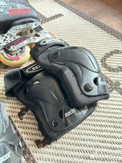 Роликовые коньки Roces metropolis + защита, 42р