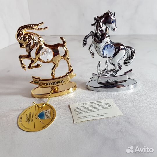Фигурки Сваровски Swarovski козерог лошадка змея