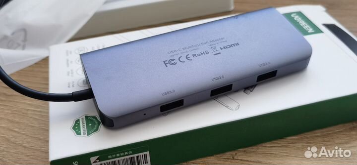 USB-C хаб 9 в 1 Многопортовый USB C адаптер