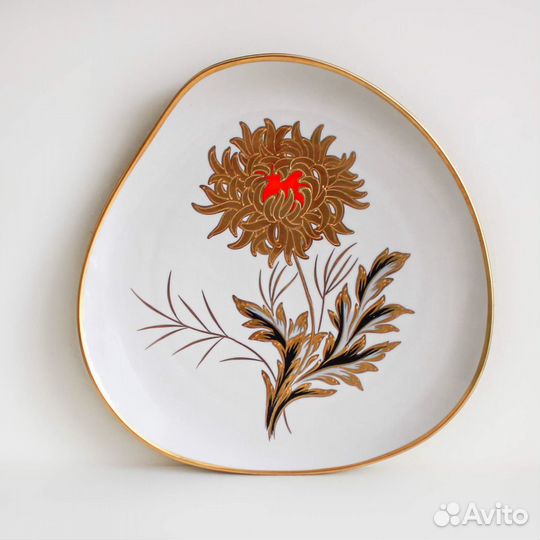 Антик посуда, большое сервировочное блюдо