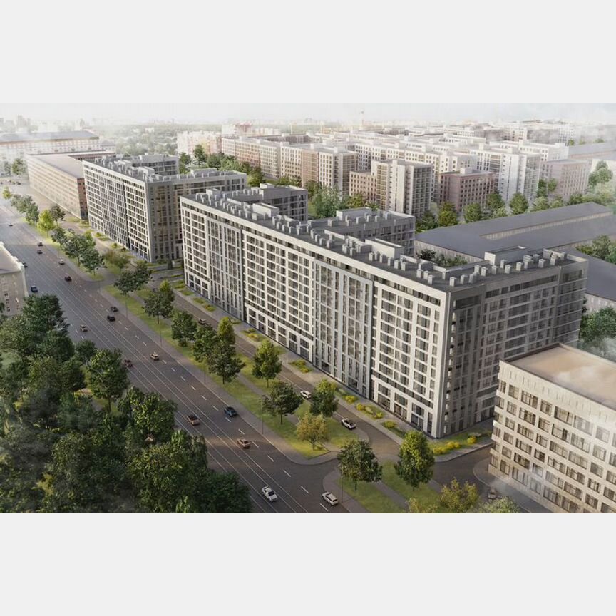 3-к. квартира, 98,4 м², 2/12 эт.