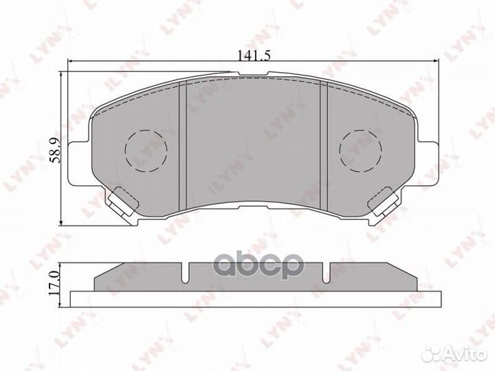 Колодки тормозные пер nissan qashqai 07/X-trai