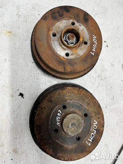 Кулак барабан задний правый Логан Logan Renault