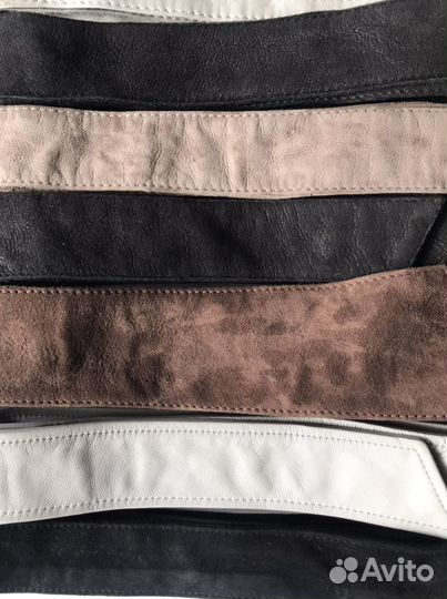 Кожаные новые пояса для верхней одежды