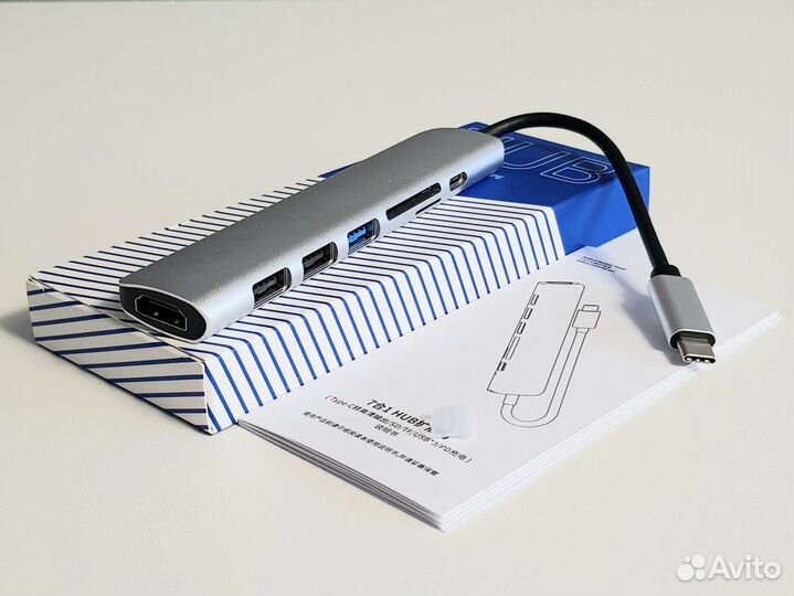 USB HUB Type-C с hdmi новый