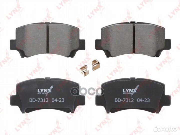 Колодки тормозные chery A1 -14 перед. bd7312