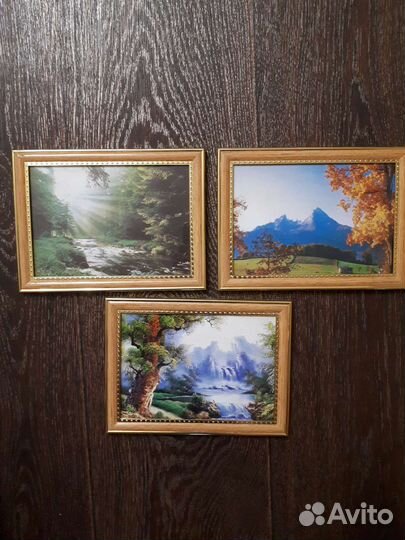 Картина постер под стеклом