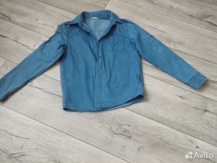 Рубашки на мальчика 134 140