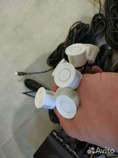 Парктроник на 8 датчиков (передний + задний) белый