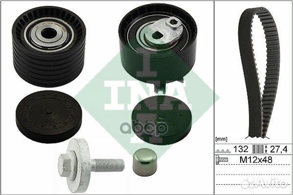 Комплект ремня грм 530064010 Ina