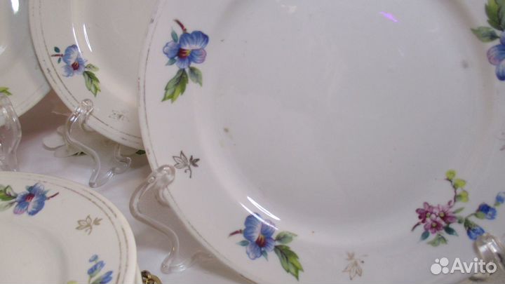 Тарелки Гибискус Дулево 55-56 год