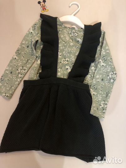 Платье комплект лонг + сарафан h&m 110-116