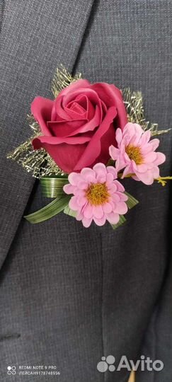 Букет для невесты дублёр бутоньерка