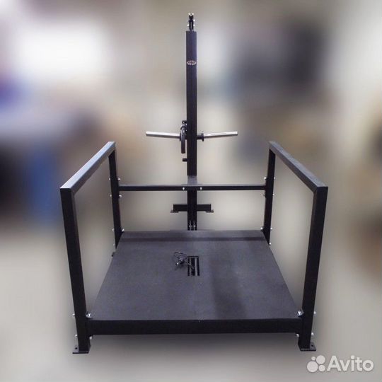 Тренажер для приседаний с отягощением поясом AV320