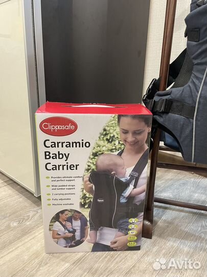 Эргорюкзак clippasafe carramio (0-9 кг)