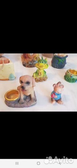 Свечки и статуэтки