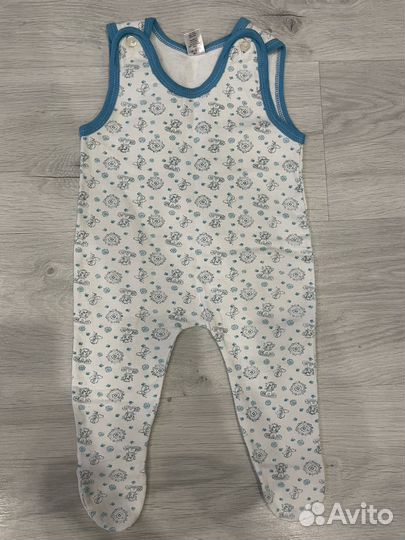 Вещи пакетом 68 размер ползунки, боди, песочник