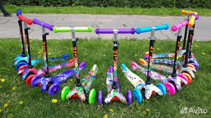 Самокат детский трёхколёсный Триумф