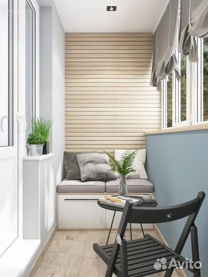 Отделка балконов и лоджий