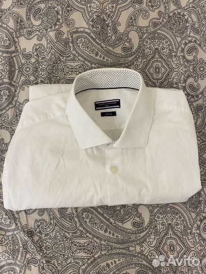 Tommy hilfiger рубашка белая