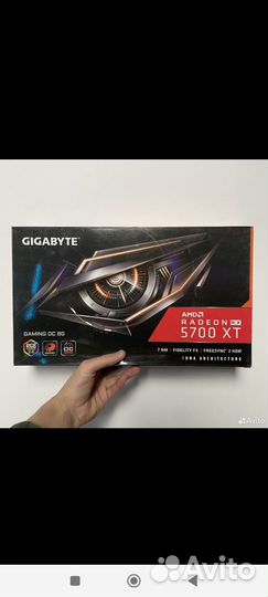 Видеокарта gigabyte AMD Radeon RX 5700 gaming