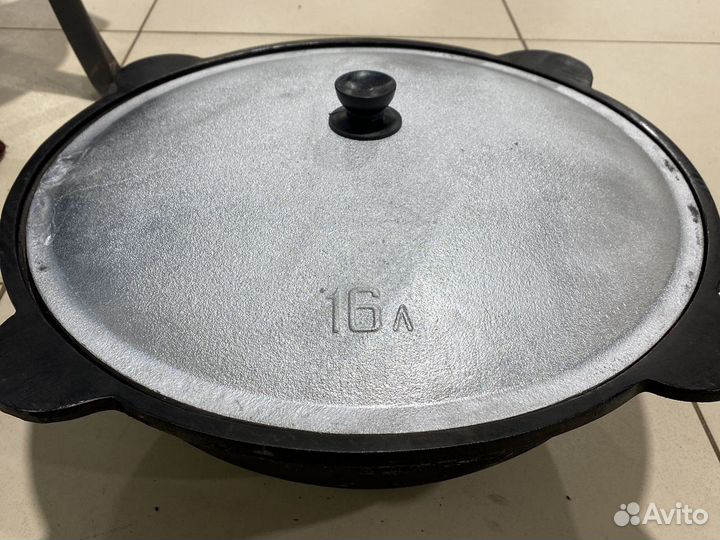 Казан чугунный 16 литров