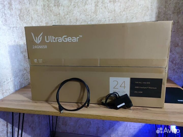 Монитор LG UltraGear 24GN65R-B 23.8