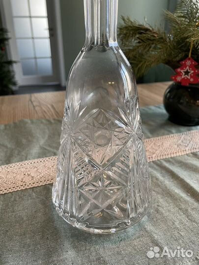 Хрусталь. Графин хрустальный времён СССР