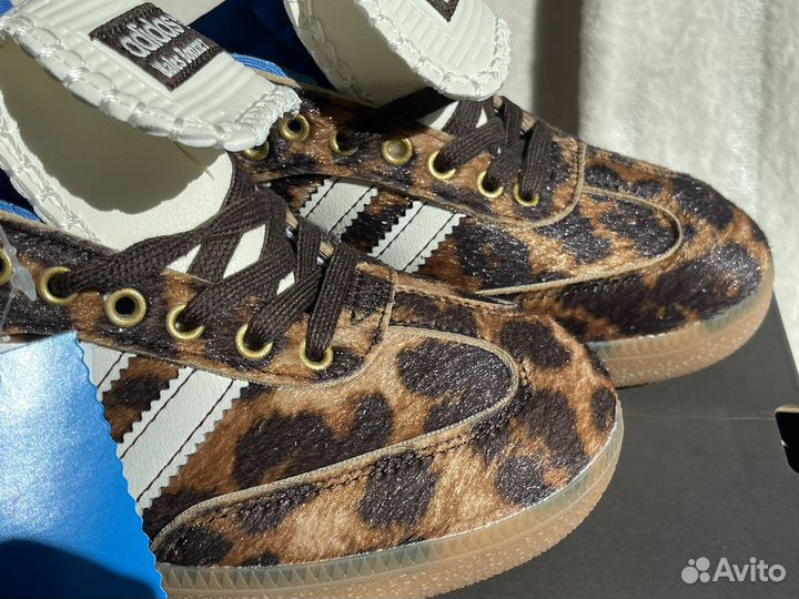 Adidas Samba Wales bonner leopard poizon