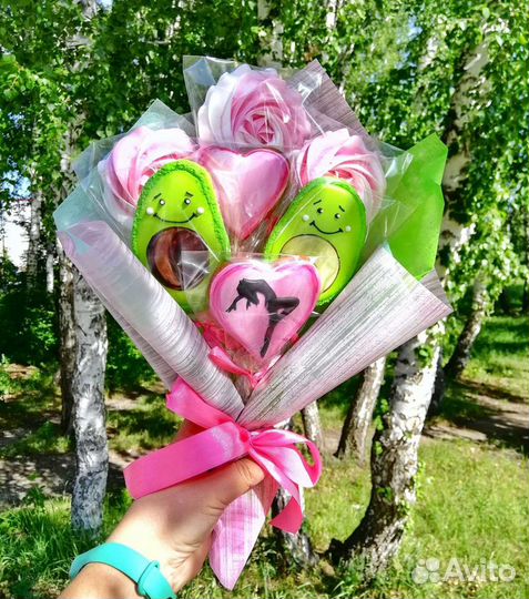 Пряничный букет на заказ. Ручная работа