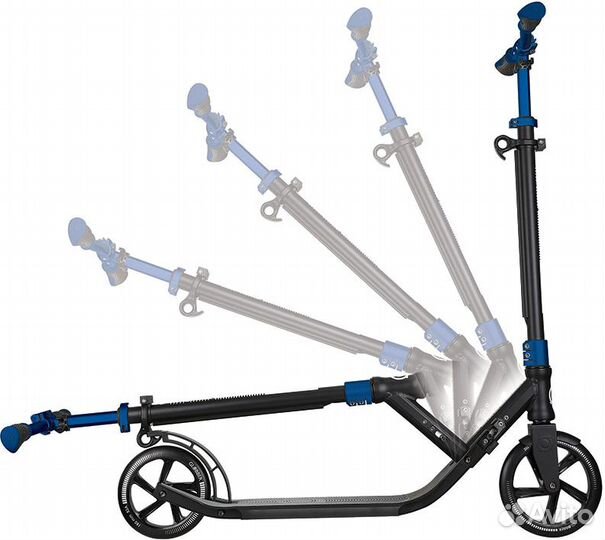 Самокат Globber ONE NL 205-180 DUO синий Sta1370