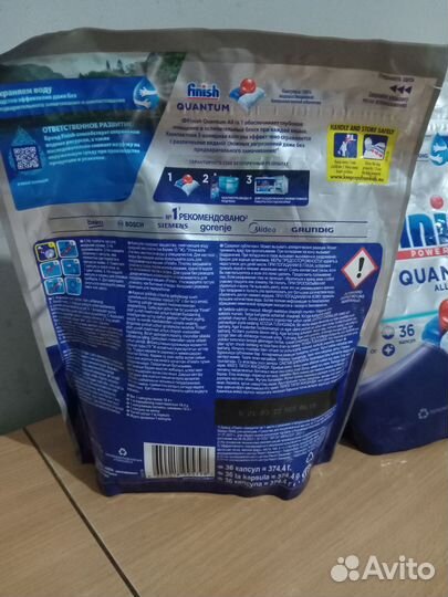 Таблетки для пмм Финиш, 36 шт