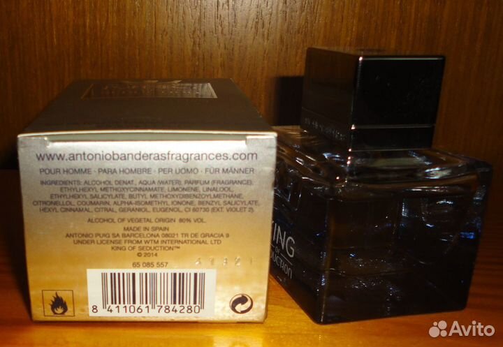 Туалетная вода King of Seduction Antonio Banderas