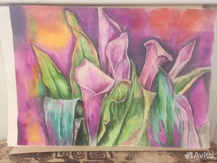 Картина акварель