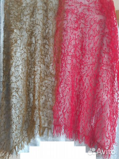 Новые палантины/шали, нарядные, органза